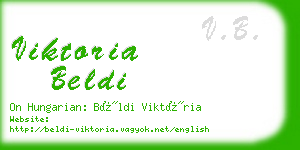 viktoria beldi business card